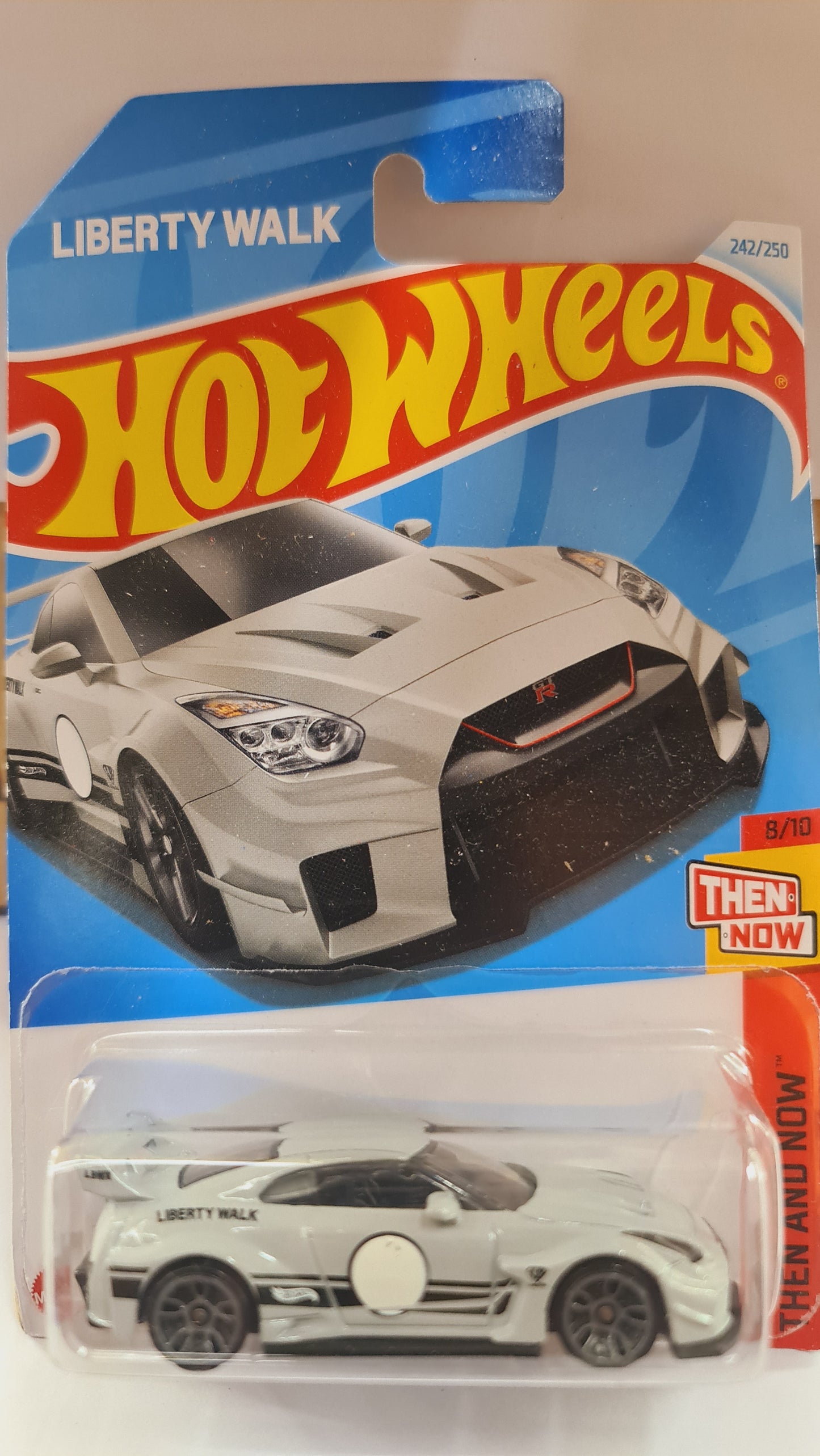 Hot Wheels GT Nissan 35GT-RR collection car at sam toy Ahmedabad India white Liberty Walk model in packaging online