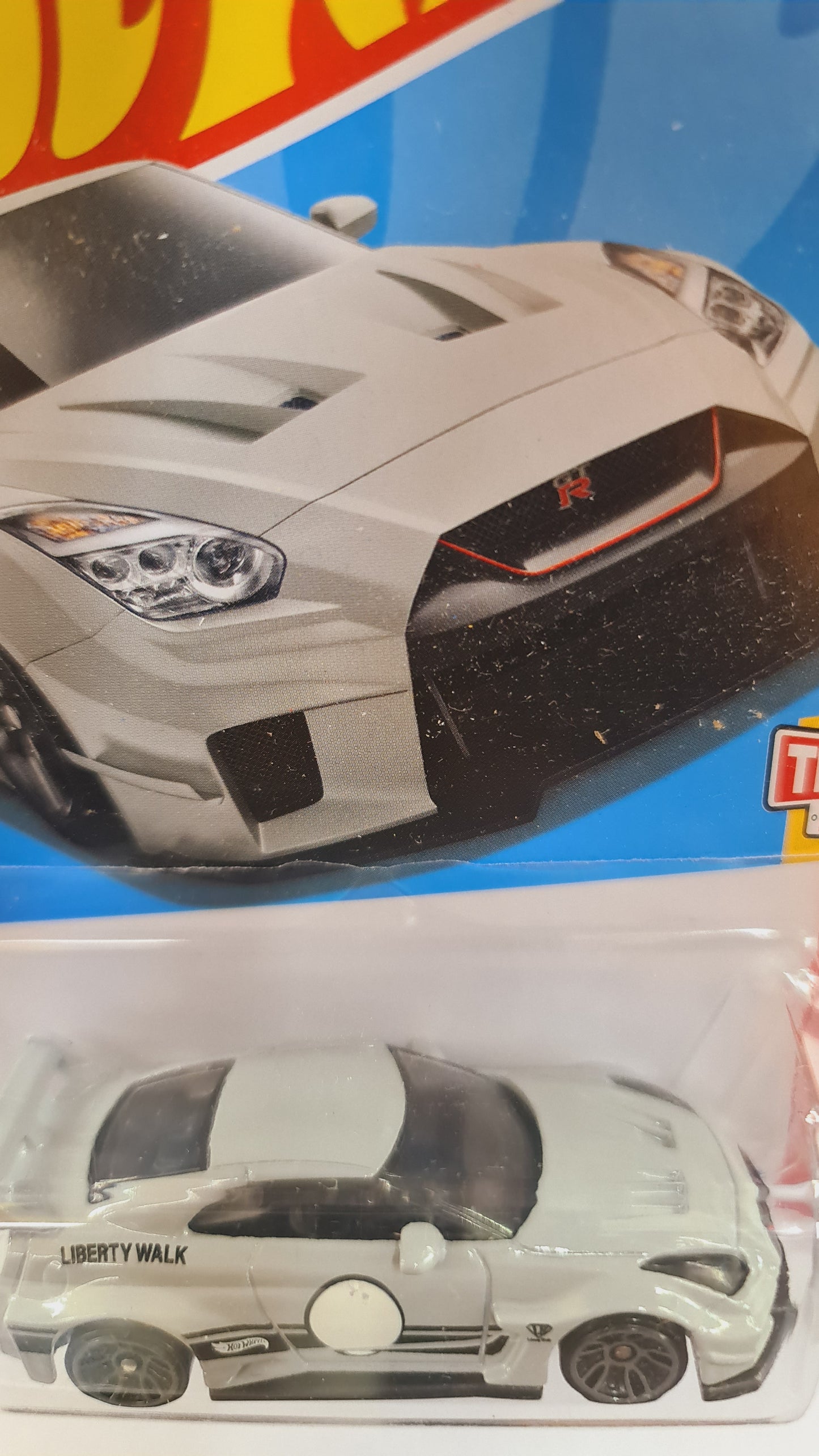 Hot Wheels GT Nissan 35GT-RR collection car at sam toy Ahmedabad India detailed white diecast model