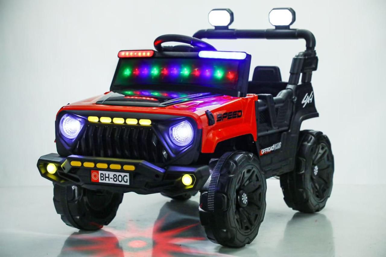 Buy kids electric jeep online India Sam Toy World | 2026 electric battery car for kids BH 80 G Wagon | ride on jeep in Ahmedabad Gujarat