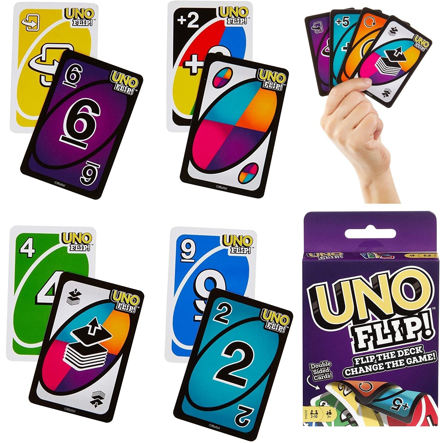 Game Among Us Funny Names Hindi UNO-FLIP Card Game Genuine Family