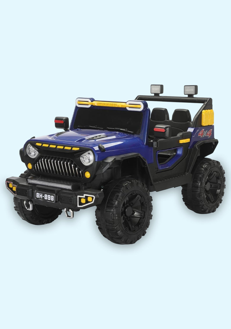 Blue kids battery car with off-road design for two seats buy kids battery car Ahmedabad Sam's online offer sale