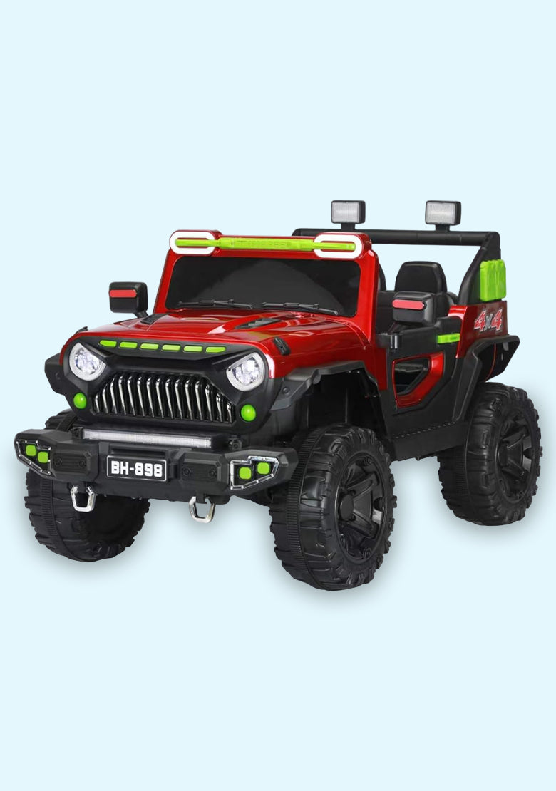 Red and black kids battery car with off-road design buy kids' battery car Ahmedabad Sam's online offer sale