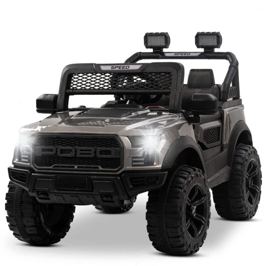 Sam's Toy Rechargeable Battery Operated Ride On Jeep POBO for Kids with Bluetooth and Music, suitable for 1 to 8 years boys girls