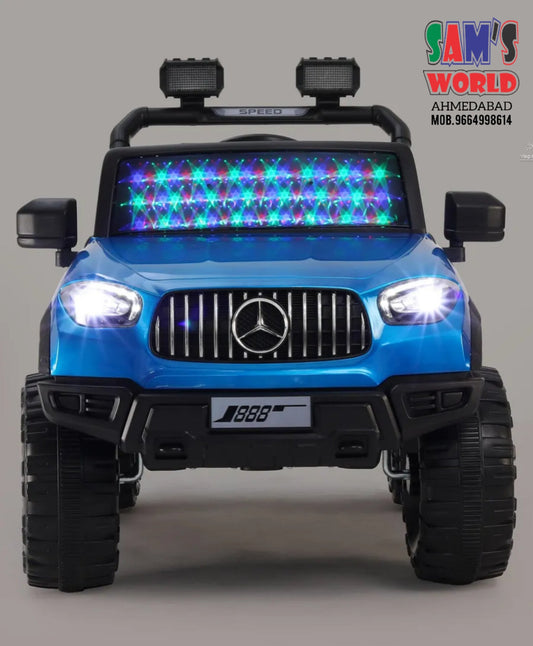 Buy New remote control electric car for kids Sam’s Toy World blue kids ride on toy with lights