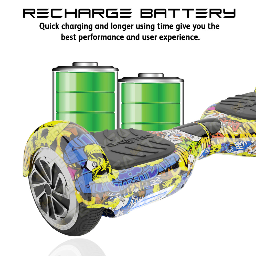 H6+ hoverboard with bag and Bluetooth Sam's Toy World Ahmedabad colorful hoverboard with battery recharge feature