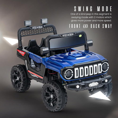 Kids Ride on Car for kids | Rechargeable jeep | Remote and self drive | Sams Toy World | Make in Amdavad Gujarat with swing mode