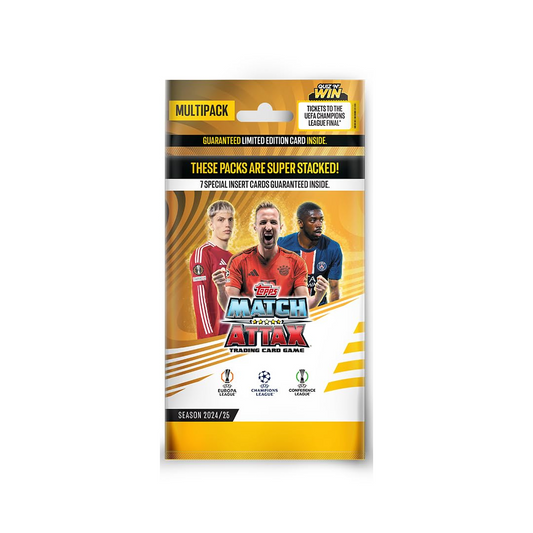 Topps Match Attax 2024 multipack Football Card Sale Sams Toy World trading card pack with football players