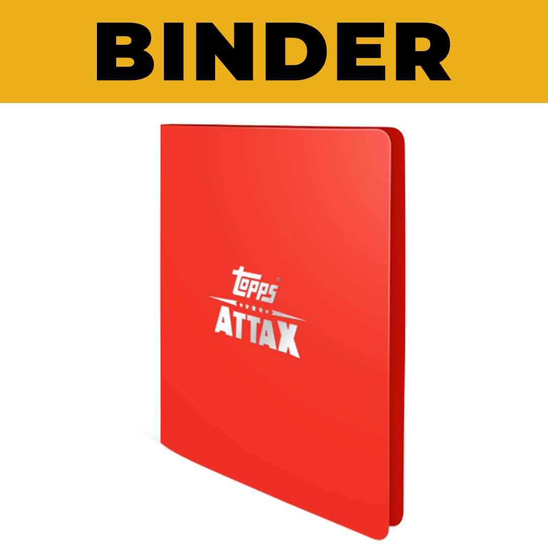 Red Topps Attax binder for collecting and storing Topps Match Attax UEFA cards 2024 Buy Match Attax Car Gujarat India