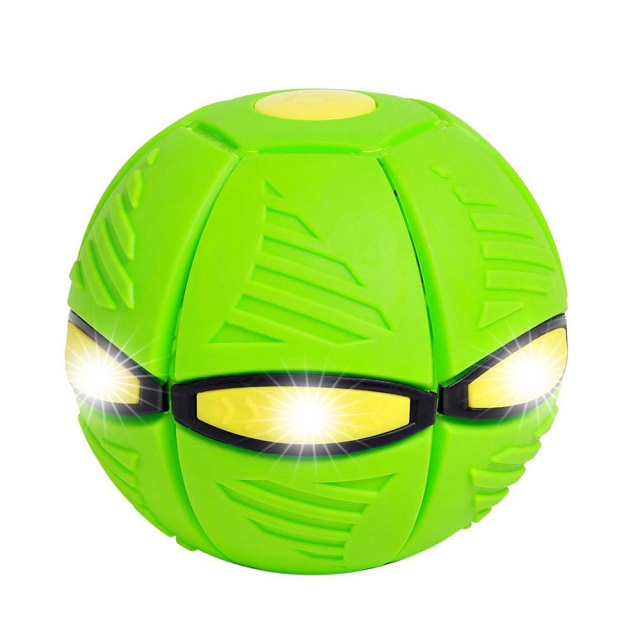 Buy LED Flying UFO Flat Throw Disc Ball With LED Light Toy Kid Outdoor Garden Basketball Game Throw UFO Disc balls - sams toy world shops in Ahmedabad - call on 9664998614 - best kids stores in Gujarat - Near me - discounted prices