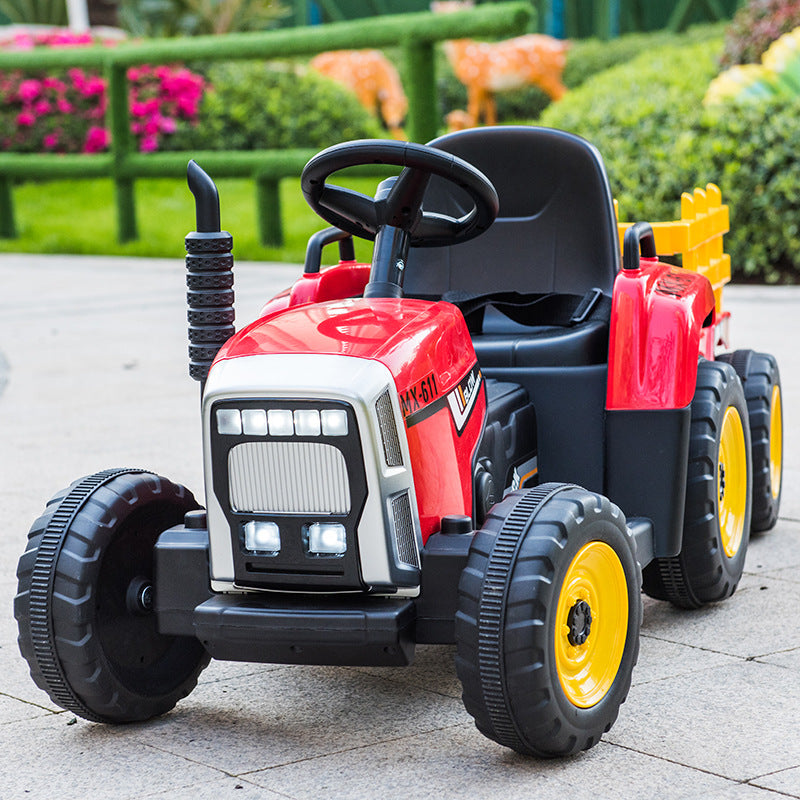 Children's Tractor Electric Car Four-wheel Car Toy