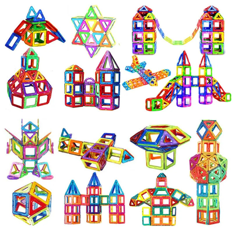 Sam's Toy World Building Blocks DIY Magnets Toys For Kids Designer Construction Set Gifts For Children Toys