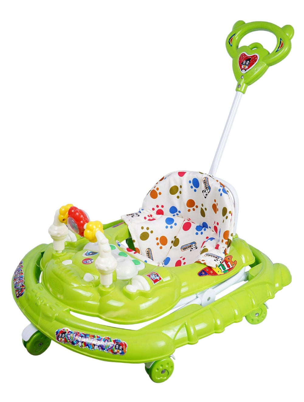 Panda 111  Musical Walker With Adjustable Height | Parental Handle | for 6 To 18 Months baby kid | Sams Toy Ahmedabad