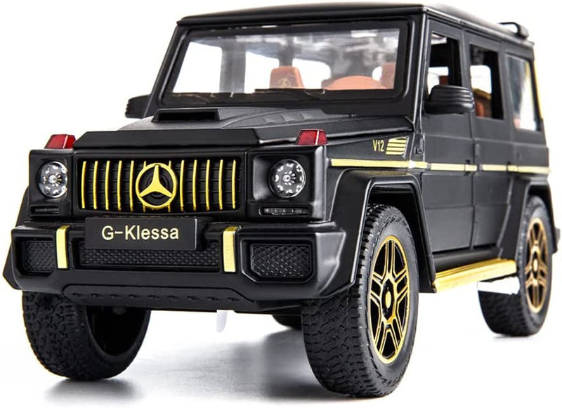 BIG SIZE MERCEDES BENZ G KLESSA G 63 1 24 DIECAST METAL PULLBACK TOY CAR WITH OPENABLE DOORS & LIGHT MUSIC BOYS CAR FOR KIDS BEST TOYS GIFTS TOYS FOR KIDS [SIZE 22CM ] Sam s world