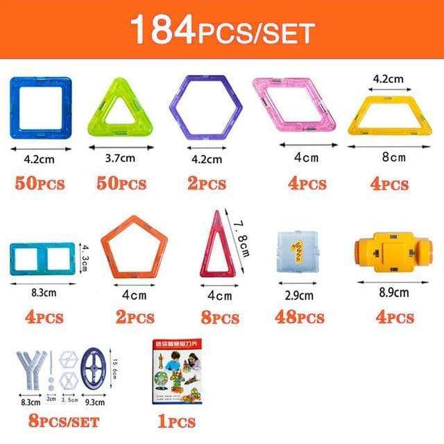 Sam's Toy World Building Blocks DIY Magnets Toys For Kids Designer Construction Set Gifts For Children Toys