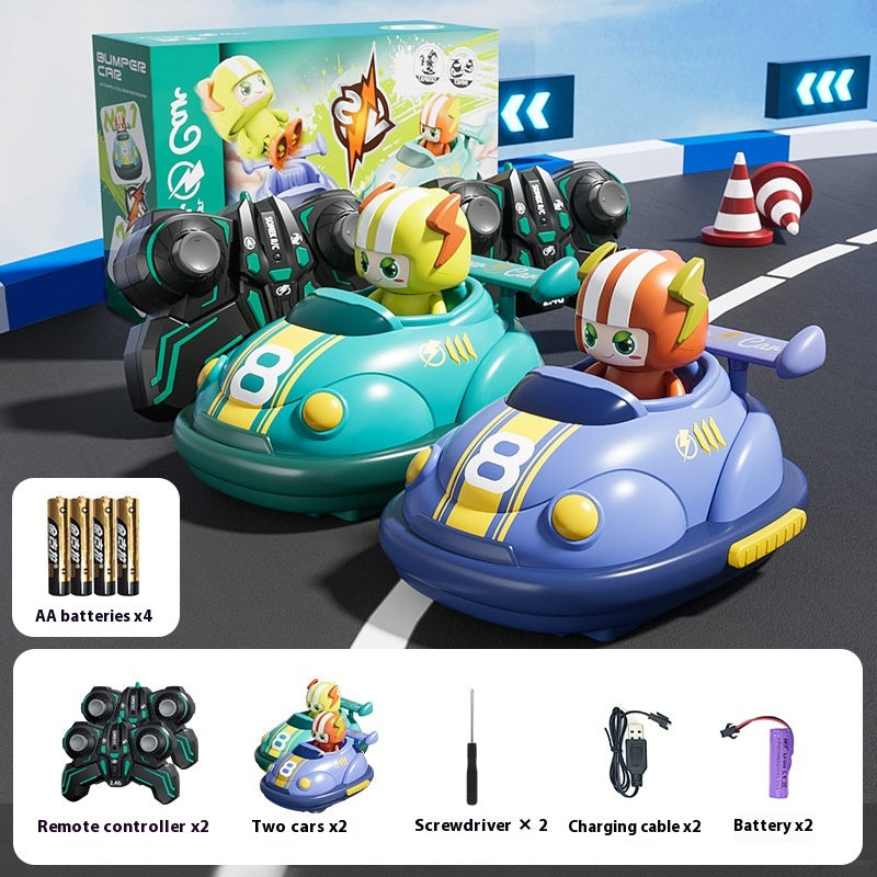 Sam's Toy World Bumper 2 car set Remote Control Car Toy Stunt Drift Kart