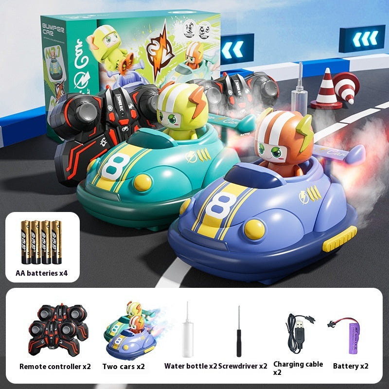 Sam's Toy World Bumper 2 car set Remote Control Car Toy Stunt Drift Kart