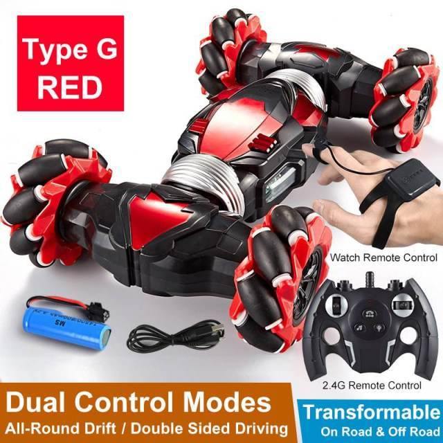 Buy 2.4GHz 4WD RC Car Radio Gesture Induction Music Light Stunt Twist Remote Control Car Road Drift Vehicle RC Gifts for Children - sams toy world shops in Ahmedabad - call on 9664998614 - best kids stores in Gujarat - Near me - discounted prices