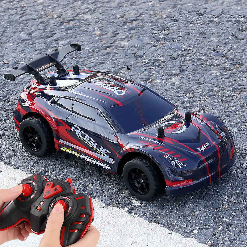2.4G Remote Control Car in Black with Drift and Spray Features, for Ages 8 and up from Sam's Toy World