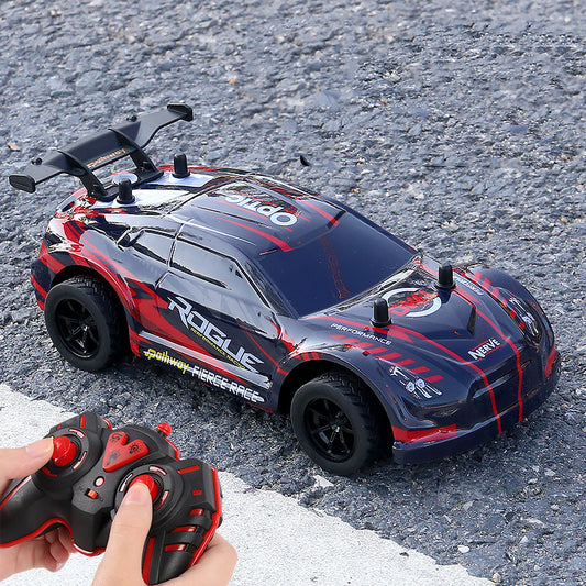 2.4G Remote Control Car in Black with Drift and Spray Features, for Ages 8 and up from Sam's Toy World