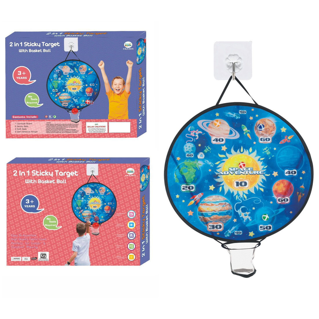 2 In 1 Sticky Target Game | Sam's Toys world samstoy.in