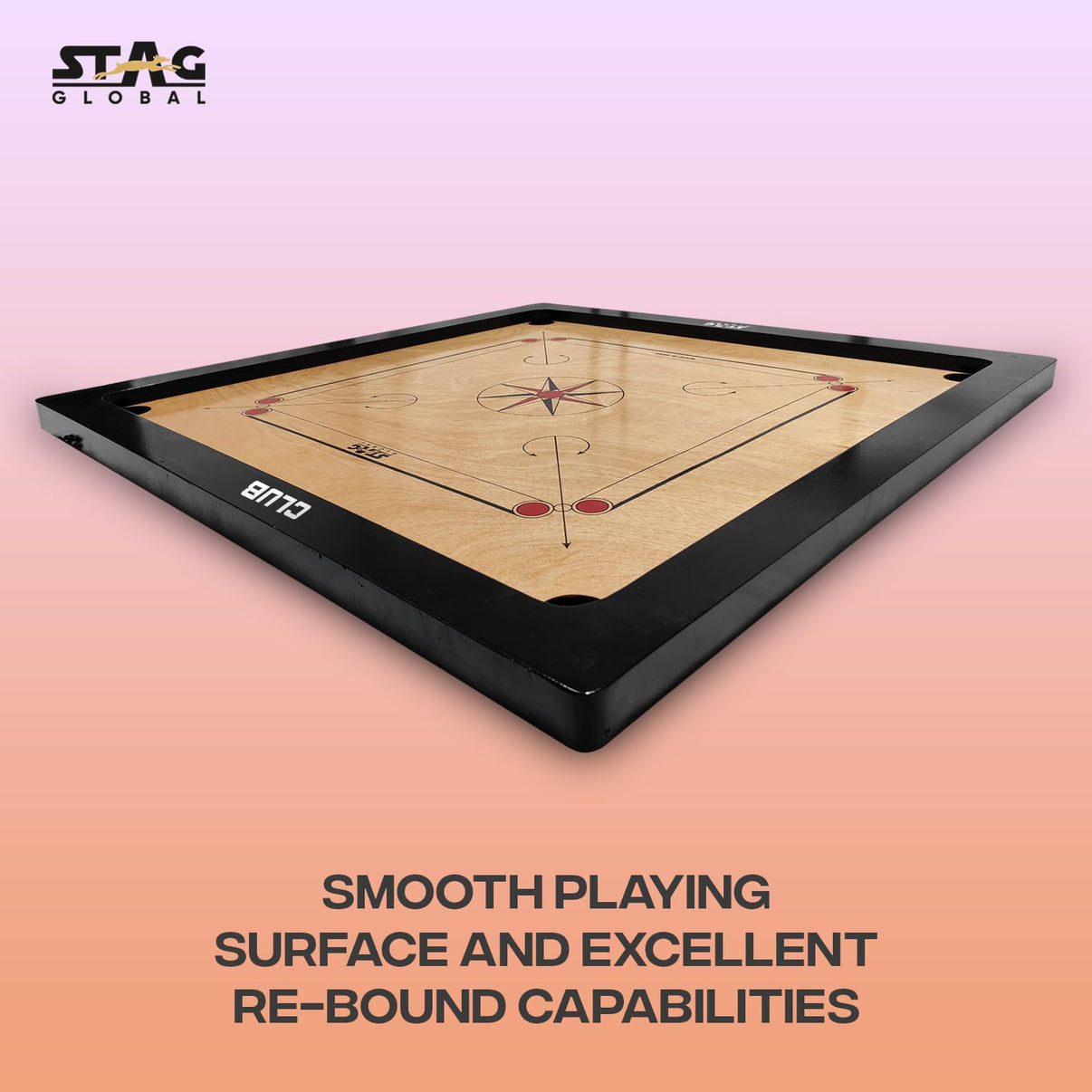 CARROM BOARD WATERPROOF CLUB FULL SIZE | SAMS WORLD GUJARAT