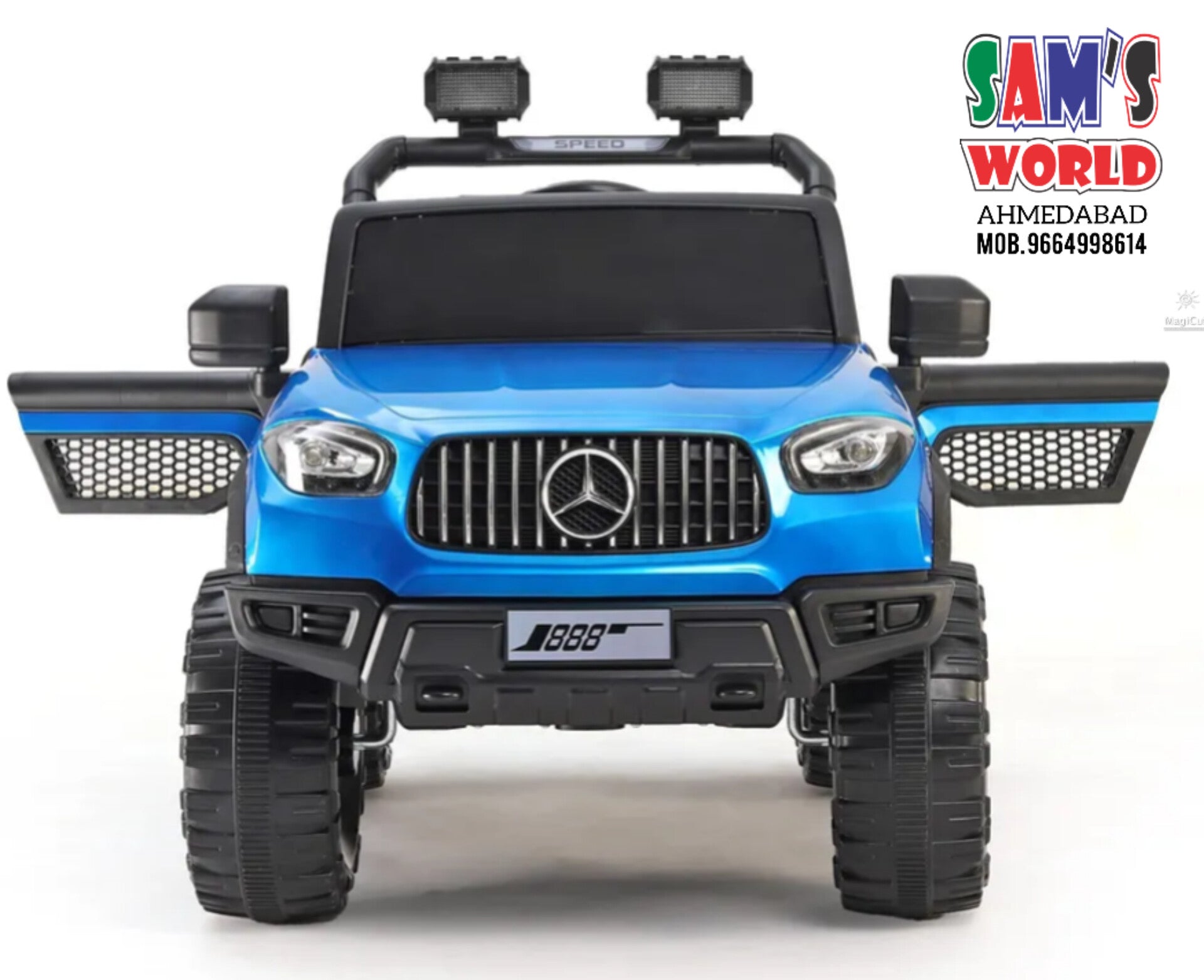 2023 Children's Electric Car Four-Wheel Dual-Drive Independent Swing Remote Control car | sams toy world - samstoy.in