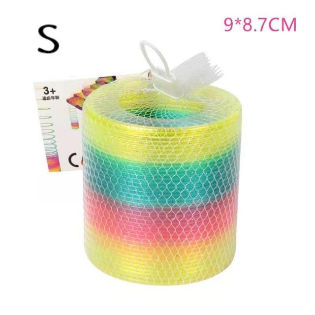 Buy 2022 Rainbow Folding Plastic Spring Coil Children's Creative Magical Toys - sams toy world shops in Ahmedabad - call on 9664998614 - best kids stores in Gujarat - Near me - discounted prices