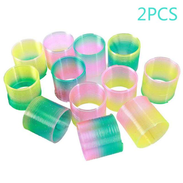 Buy 2022 Rainbow Folding Plastic Spring Coil Children's Creative Magical Toys - sams toy world shops in Ahmedabad - call on 9664998614 - best kids stores in Gujarat - Near me - discounted prices