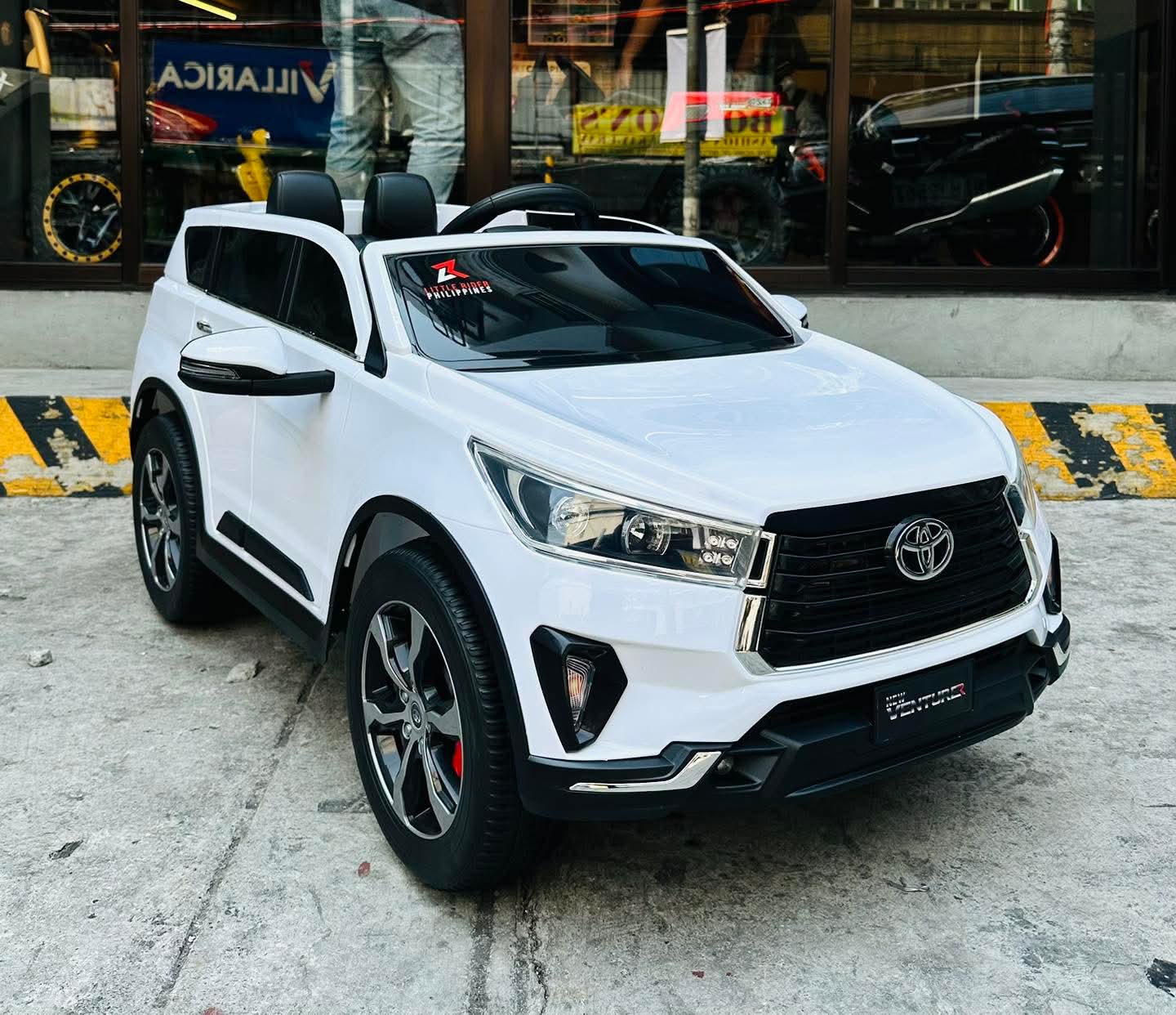 2026 Toyota Innova battery operated ride-on car in white with stylish design and functional features