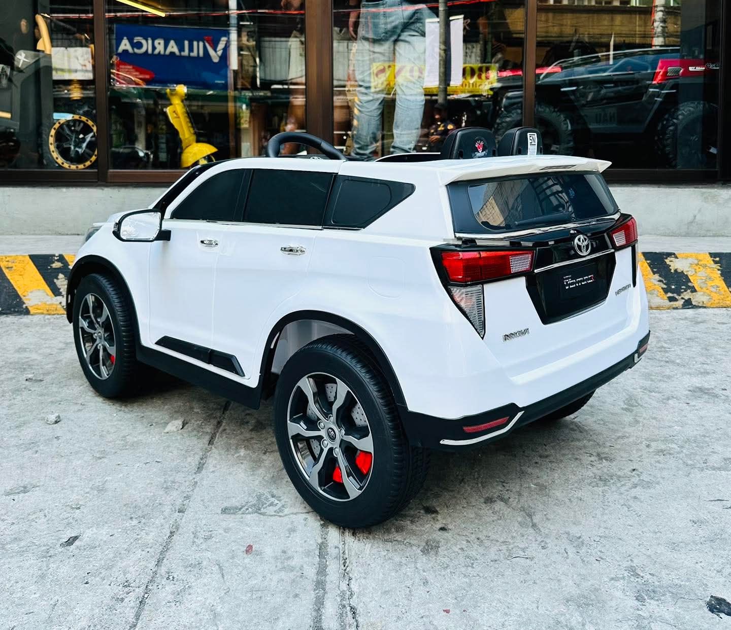 2026 Toyota Innova battery operated ride-on car in white with stylish design and large wheels