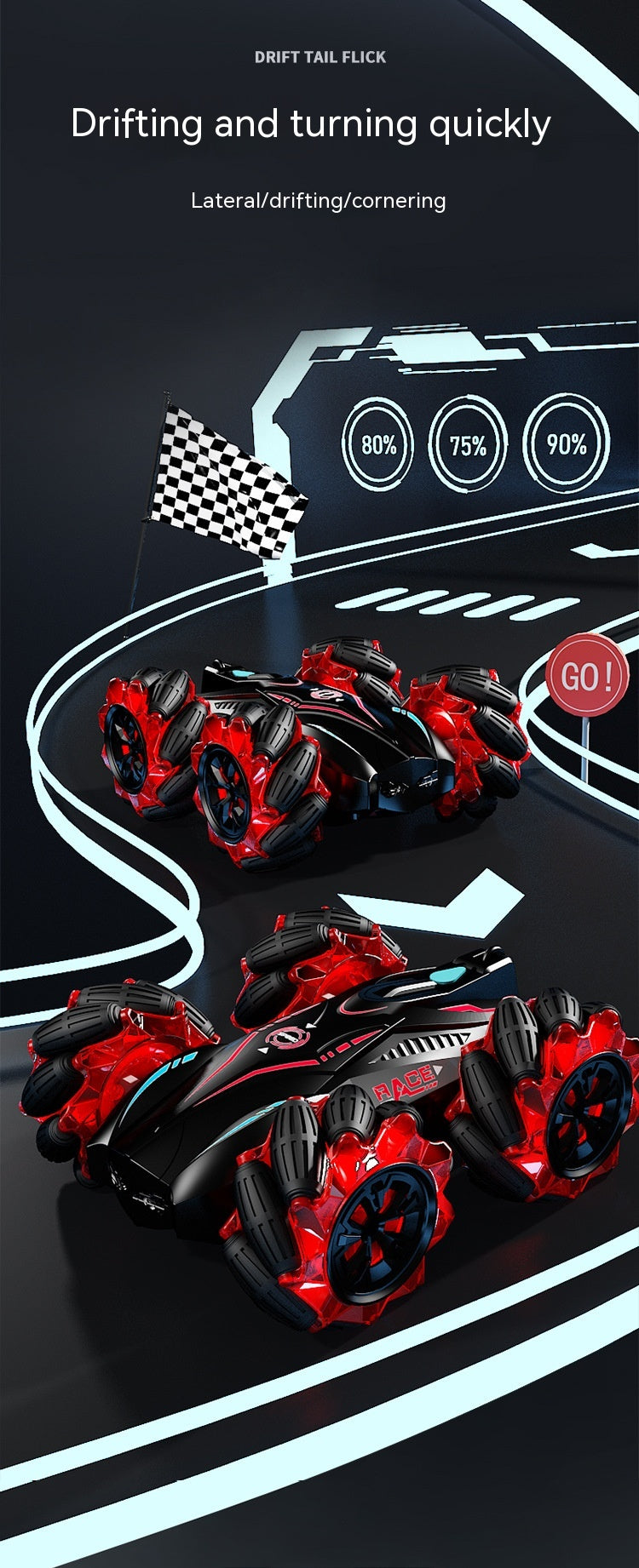 Remote Control Car Toy Gesture Induction Drift Electric Tumbling