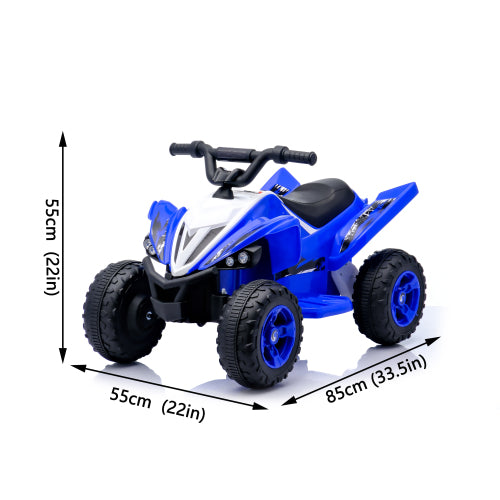 Kids Electric Car For 3-6 Years, Dual Motor 12V4.5AH Battery Powered Ride On Toy With Bluetooth Music, LED Lights, 2 Speed Modes, Forward Backward - Blue  Pink, Toddler First Car Gift