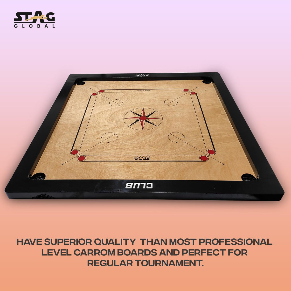 CARROM BOARD WATERPROOF CLUB FULL SIZE | SAMS WORLD GUJARAT