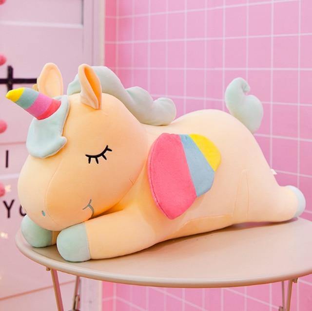 Buy 30CM Unicorn Action Figure Plush Toy Huggable Bear Doll Doll Girl Sleeping Long Pillow Cute Bed Gir - sams toy world shops in Ahmedabad - call on 9664998614 - best kids stores in Gujarat - Near me - discounted prices