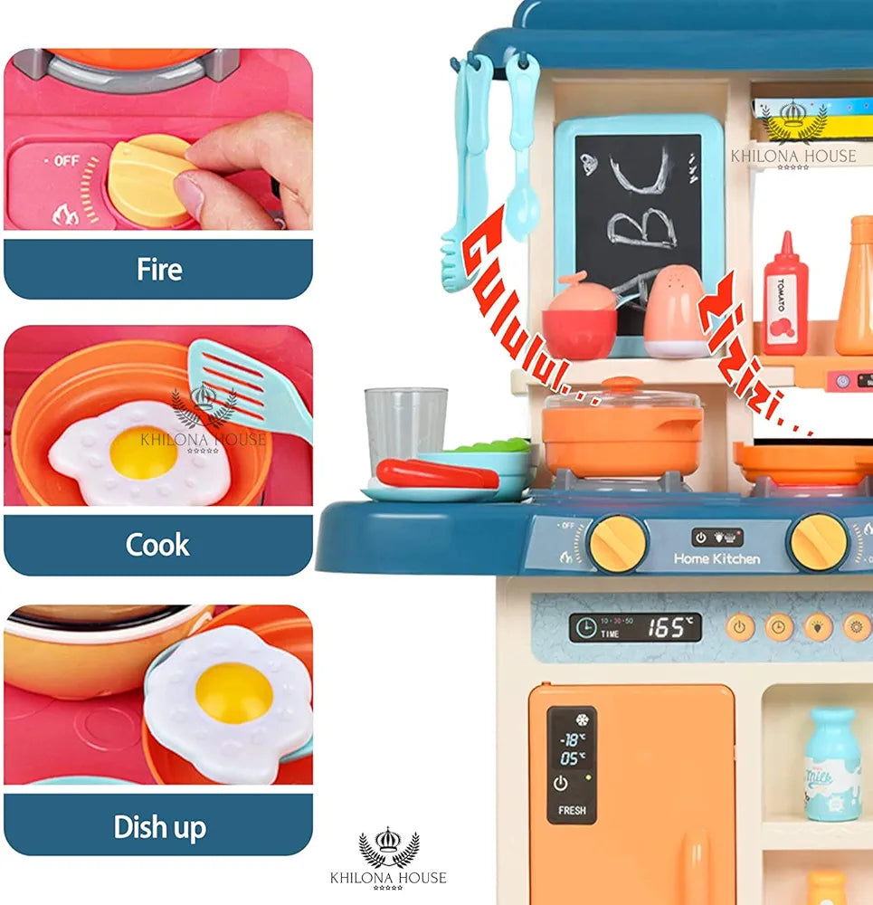 36 Pcs kids kitchen set toy new color | girl toy Sam's Toys world samstoy.in