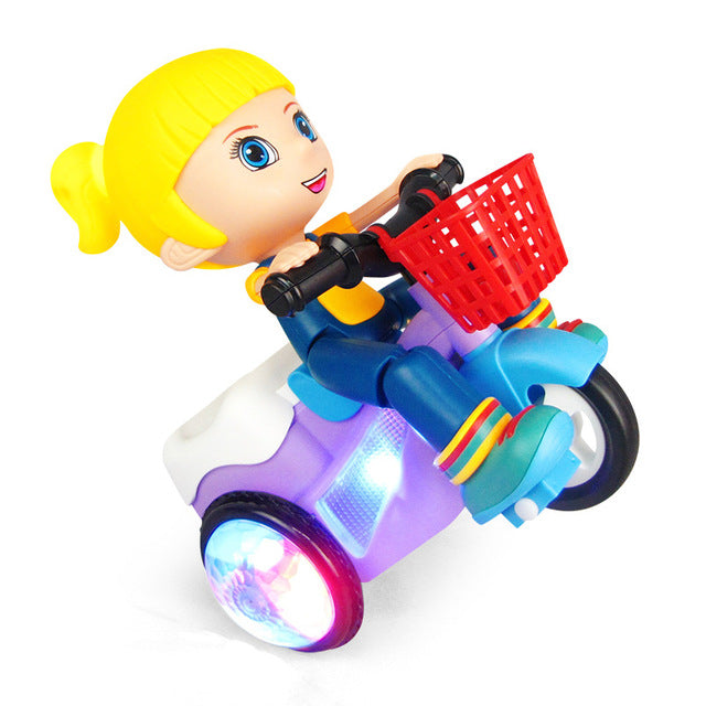 Buy 360 Degree Rotating Toys Car Electric Stunt Tricycle Model Toy Car with LED Light Music Children Birthday Christmas Gifts - sams toy world shops in Ahmedabad - call on 9664998614 - best kids stores in Gujarat - Near me - discounted prices