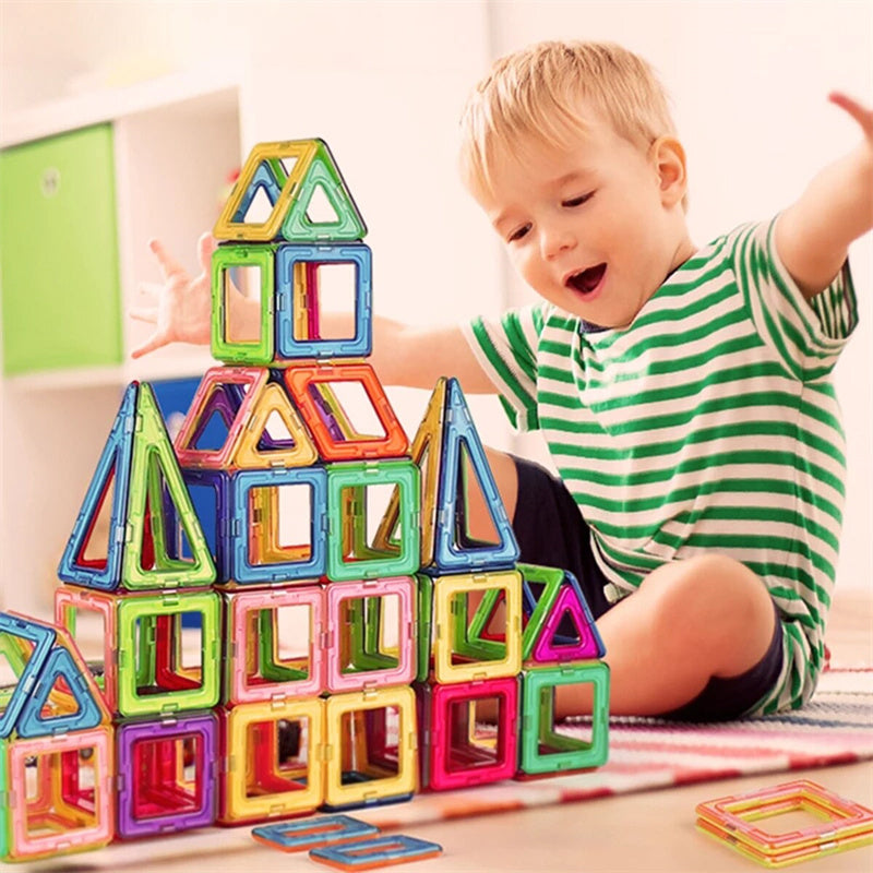 Sam's Toy World Building Blocks DIY Magnets Toys For Kids Designer Construction Set Gifts For Children Toys
