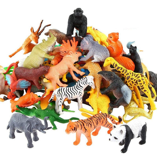 Buy 5-6 Pcs/set Animal Toy Simulation Mini Jungle Dinosaur Wildlife Model Wild Zoo Plastic Collection KidsModel Action Character Toy - sams toy world shops in Ahmedabad - call on 9664998614 - best kids stores in Gujarat - Near me - discounted prices