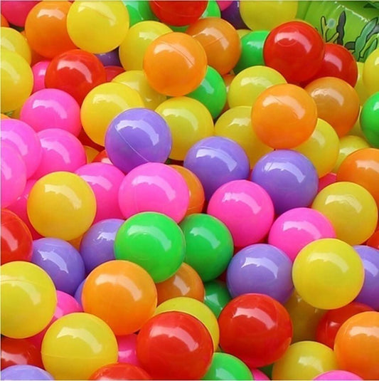 Buy 50 pcs/lot Eco-Friendly Colorful Ball Soft Plastic Ocean Ball Funny Baby Kid Swim Pit Toy Water Pool Ocean Wave Ball Dia 4-5.5 c - sams toy world shops in Ahmedabad - call on 9664998614 - best kids stores in Gujarat - Near me - discounted prices