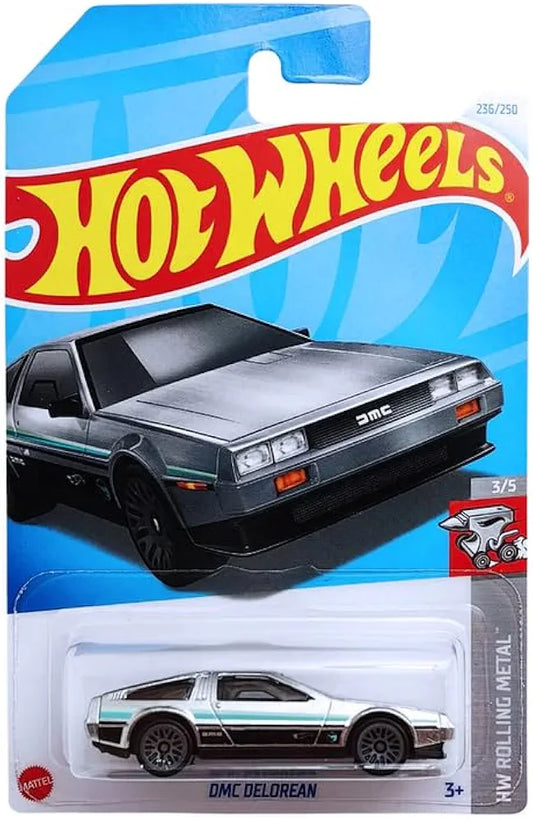 Hot Wheels DMC Delorean HW Rolling Metal Ages 3 and Up (Grey) SAMS WORLD