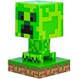 Sams Toy Paladone Minecraft Creeper Desk Light with Official Creeper Sounds, Handheld Night Light for Kids Room or Gamer Décor - Licensed Minecraft Gifts