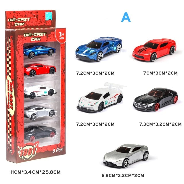 5Pcs Set Diecast Simulation 1 64 Mini kids Toy Car Vehicle Sliding Alloy Sports Car Model Set Multi style Gift Toys For Children in Ahmedabad Gujarat at best lowest price