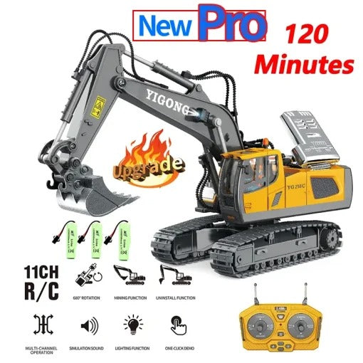 Alloy Engineering Vehicle Remote Control Dump Truck Children's Toy