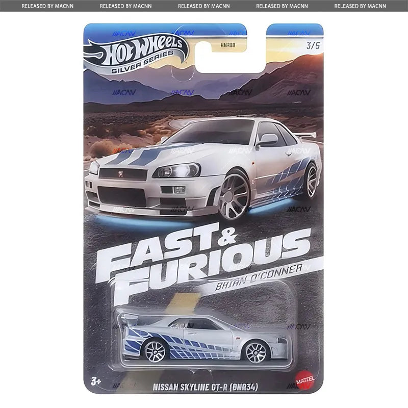 Hot Wheels Fast & Furious Themed Assortment 2025 Mix 1H - Brian O'Conner | Sams World Ahmedabad