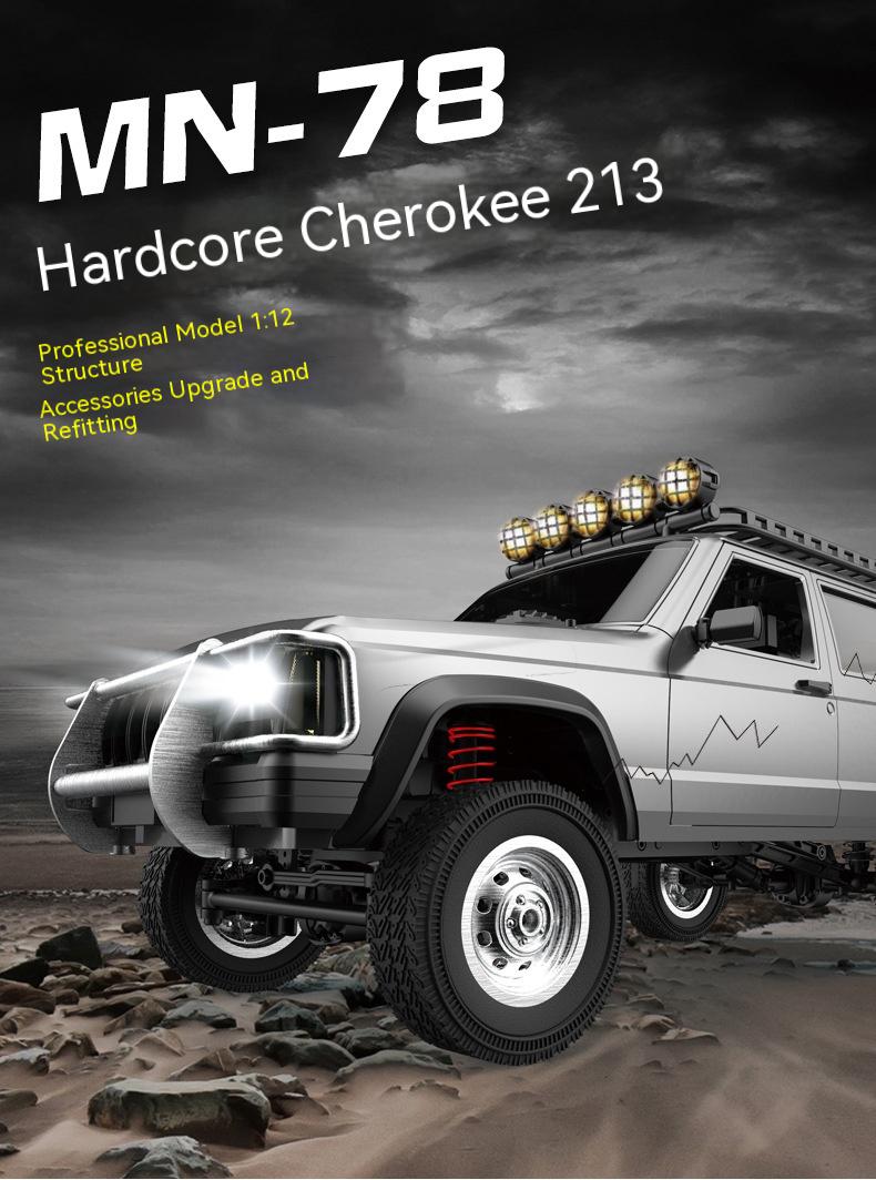 Manu MN78 Full Scale 112 Simulation Remote Control Rock Crawler RC Model