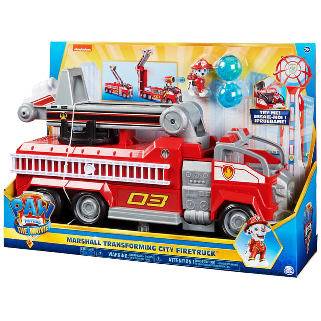 Paw Patrol Marshall’s Deluxe Movie Fire Truck | Sam's Toy World Ahmedabad