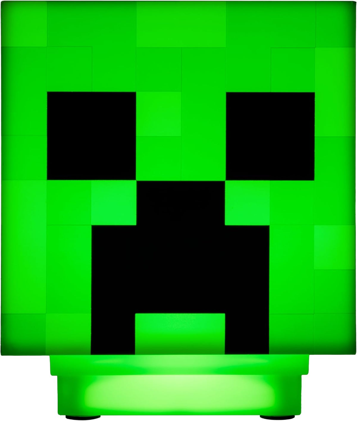 Sams Toy Paladone Minecraft Creeper Desk Light with Official Creeper Sounds, Handheld Night Light for Kids Room or Gamer Décor - Licensed Minecraft Gifts
