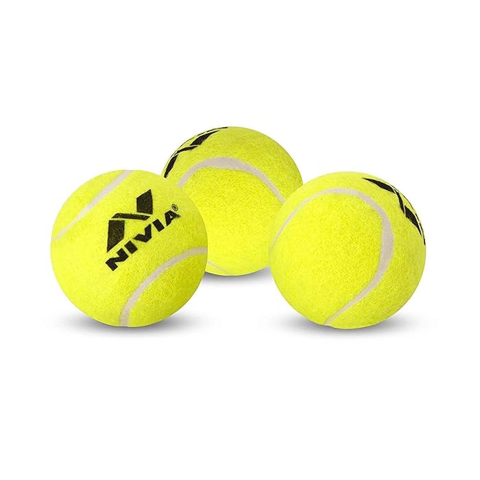 Nivia Heavy Tennis Ball Cricket Ball (Pack of 12) | Sams Toy World Ahmedabad