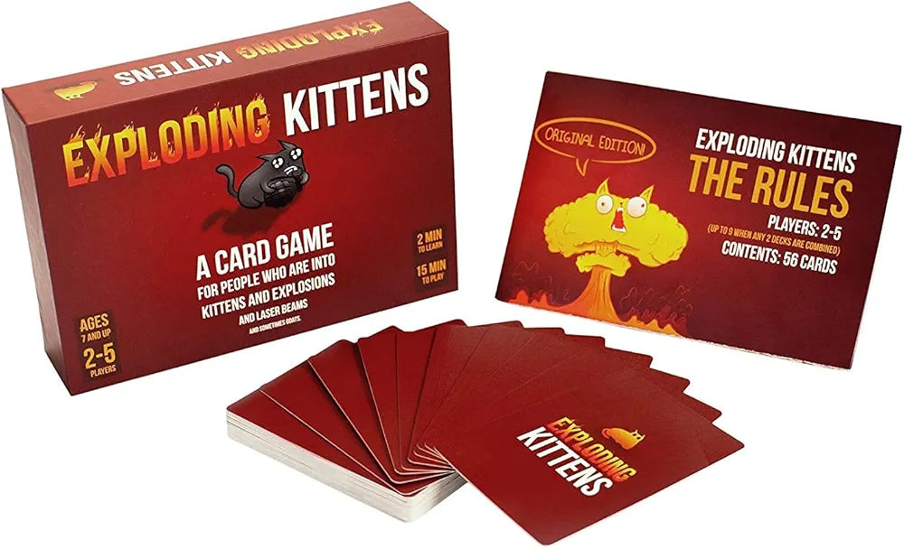 PLUSPOINT Kittens LLC A CARD GAME ABOUT KITTENS AND EXPLOSIONS AND SOMETIMES GOATS Sam's Toys