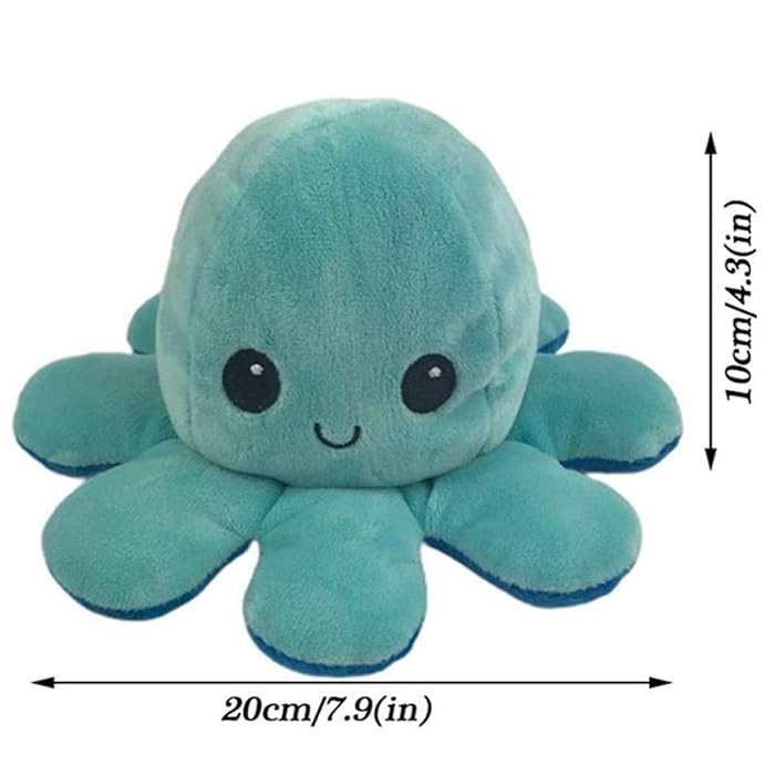 Double-Sided Flip Octopus Doll Soft Reversible Octopus Stuffed Animals Doll Cute Octopus Plush Toys | Sam's Toy World